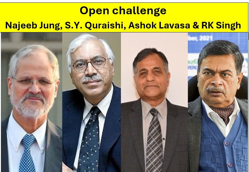 ajitsinghias's tweet photo. Dear Sirs 🙏, All of you have raised concerns against the SIR and functioning of the Election Commission. I feel that the concerns are motivated to mislead the citizens. Pl let me know the date &amp; time as convenient to you all for an online debate on this subject. https://t.co/yKxNGCJib1