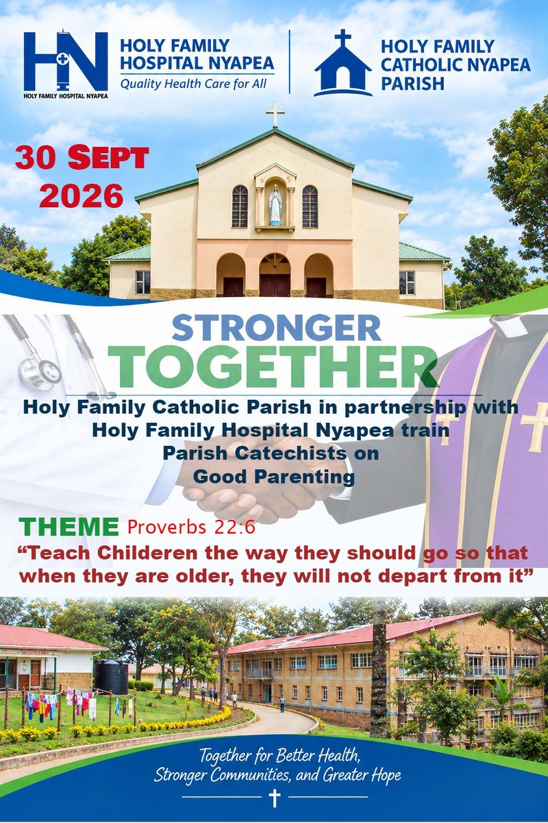 NyapeaHospital's tweet photo. Holy Family Catholic Parish Nyapea in partnership with Holy Family Hospital Nyapea train Parish Catechists on good parenting. https://t.co/oczfZkkgpl