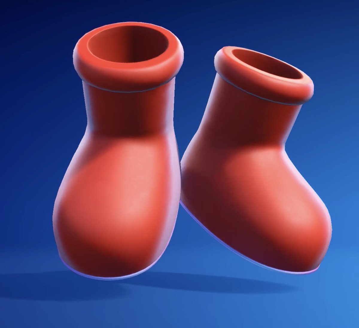 Fort416406's tweet photo. Almost October which means 1 FULL YEAR since the MSCHF Boots released in Fortnite.

 Do you think Epic is gonna drop them back in the shop for the anniversary this year? https://t.co/D4T8oJ8iZZ