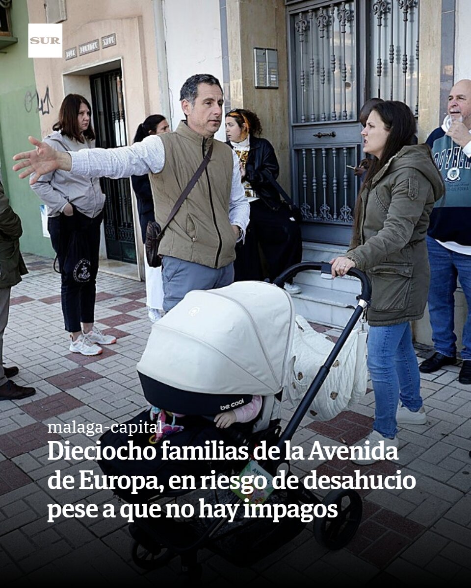 DiarioSUR's tweet photo. Dieciocho familias de la Avenida de Europa, en riesgo de desahucio pese a que no hay impagos. «Abandonar la a vivienda sin alternativas equivale a quedarse en la calle», explica la portavoz, Jessica Muñoz, que lamenta el abandono institucional que sienten https://t.co/TPHarHFUQE