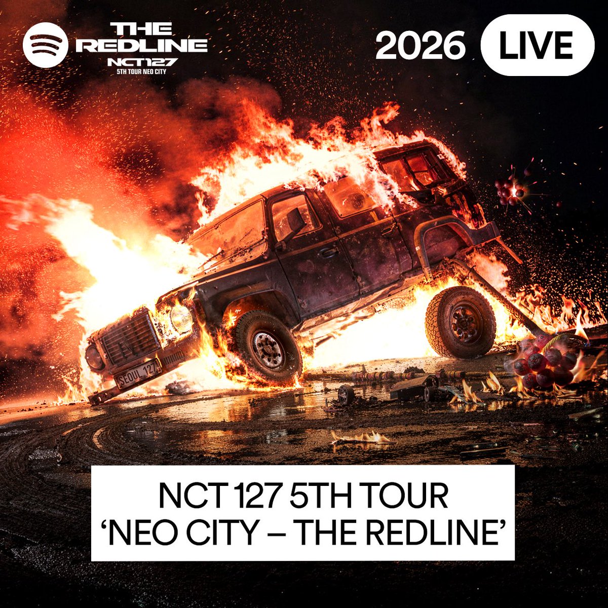 NCTsmtown_127's tweet photo. Check out #NCT127’s 5TH TOUR ‘NEO CITY - THE REDLINE' LIVE SET, featuring voices from the stage on @Spotify

https://t.co/Vzi2o6jatW

#NCT127 #THE_REDLINE
#NCT127_5TH_NEOCITY_THE_REDLINE https://t.co/UE4vir2gVO