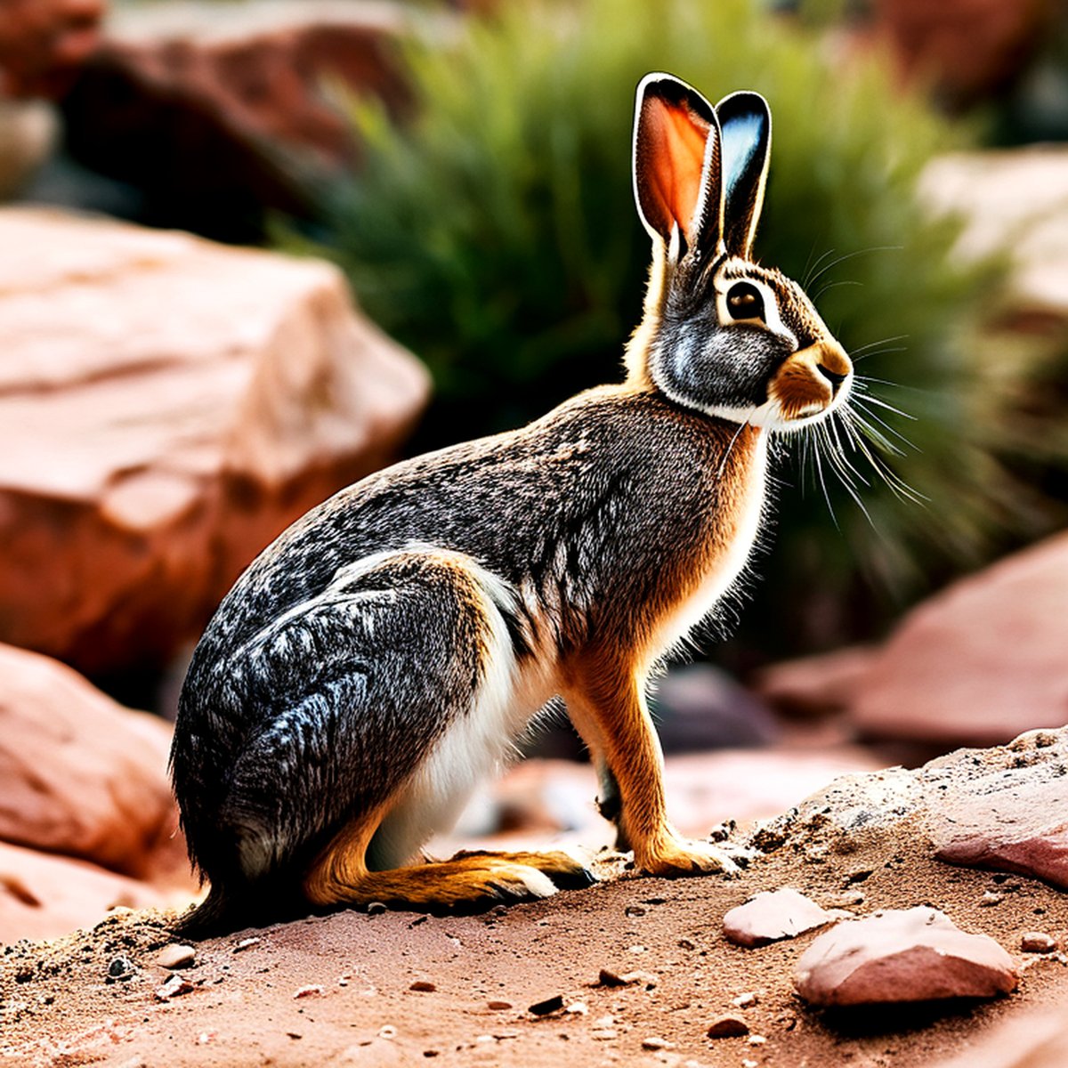 JefeNotes's tweet photo. In the vast desert, the hare dances lightly, swift in thought and action. Like the desert wind, JEFE holders adapt and thrive, weaving through challenges with wisdom. Be alert, be quick, and embrace the journey of survival. ๐๐ต๐ #decentralized #jefe https://t.co/Gnfmzqbmtt