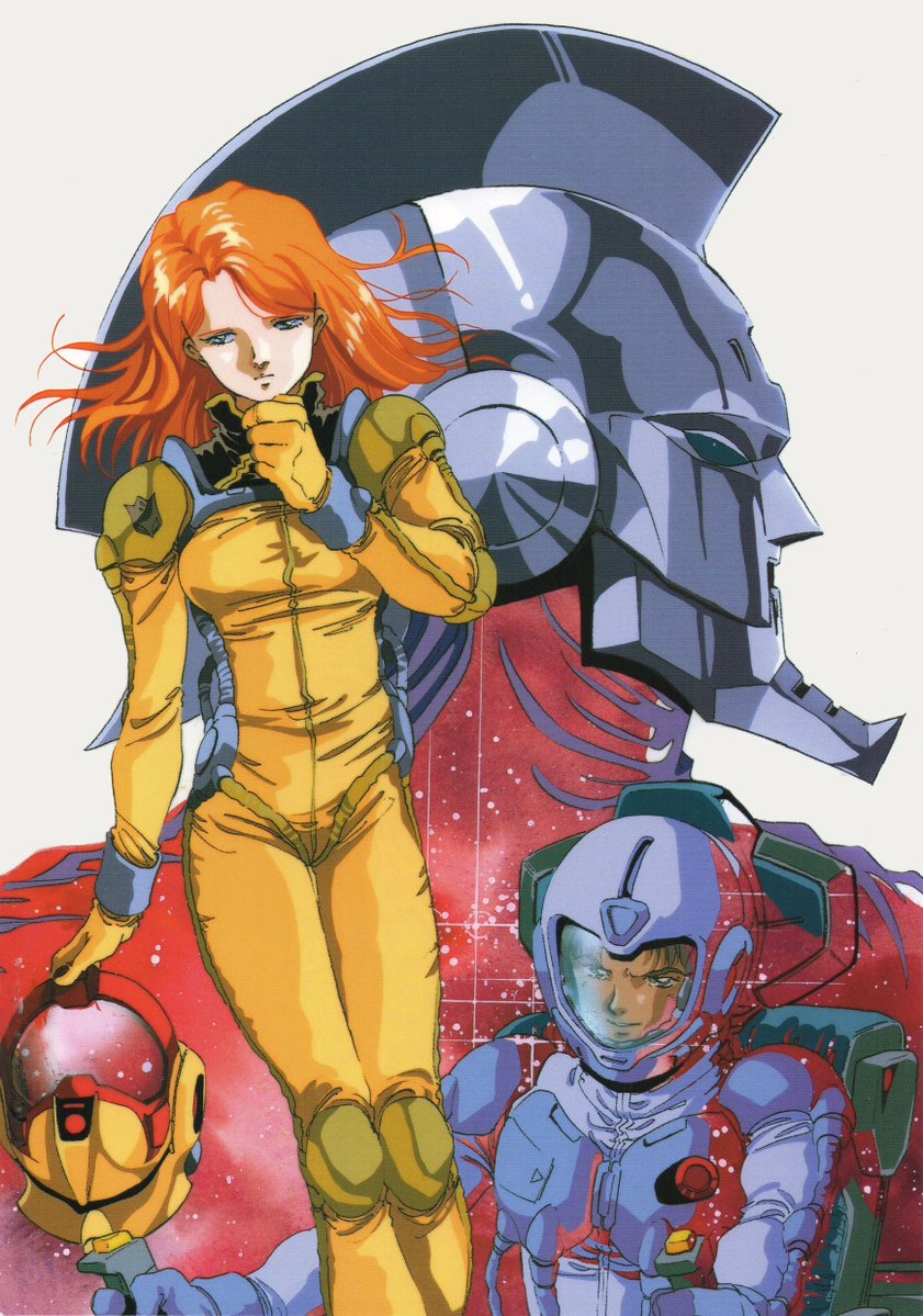 wikigundamfrbot's tweet photo. Illustration pour la couverture du tome 2 du roman "Mobile Suit Gundam F91 Crossbone Vanguard"

Date : mars 1991

Auteur : Haruhiko Mikimoto

#gundam https://t.co/uxPKMq0KZR