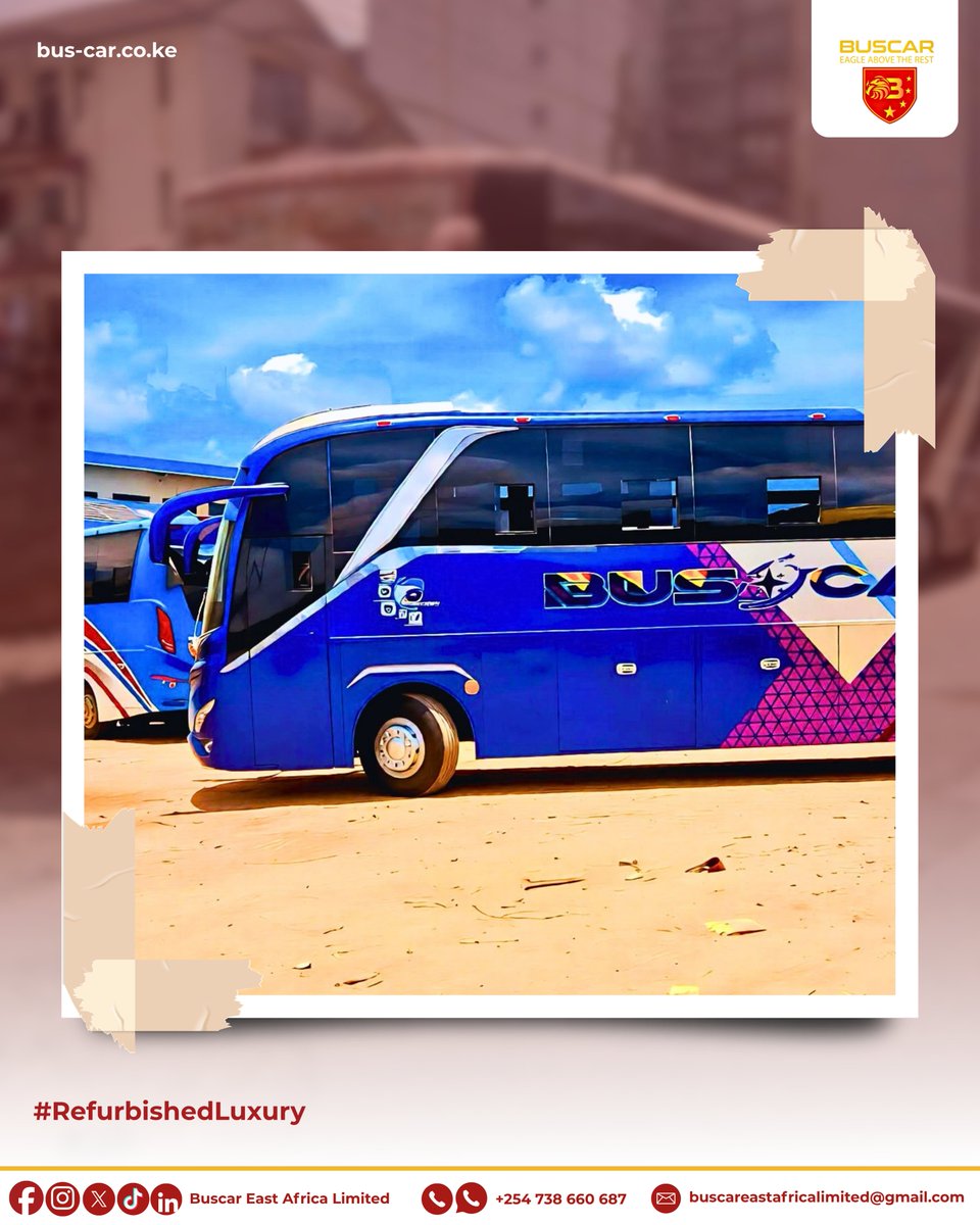 Buscar_EA's tweet photo. #FreshLook #FirstClassVibes #RefurbishedBus #BuscarEastAfrica #EagleAboveTheRest https://t.co/fDy0jYFrY3
