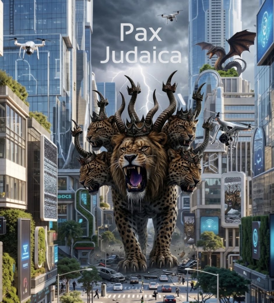 Key2Eternity's tweet photo. @fidaia4343 The modern State of Israel acts more like the Apocalyptic Beasts in the Books of #Daniel7 &amp; #Revelation13 than Da Honorable Lion of Da Tribe of Judah 

Israel is surely stirring up the wrath of ALL NATIONS against Jerusalem #Zechariah12 &amp; 14

At Dat Time only God can Save Israel https://t.co/Q79jA0DFZp