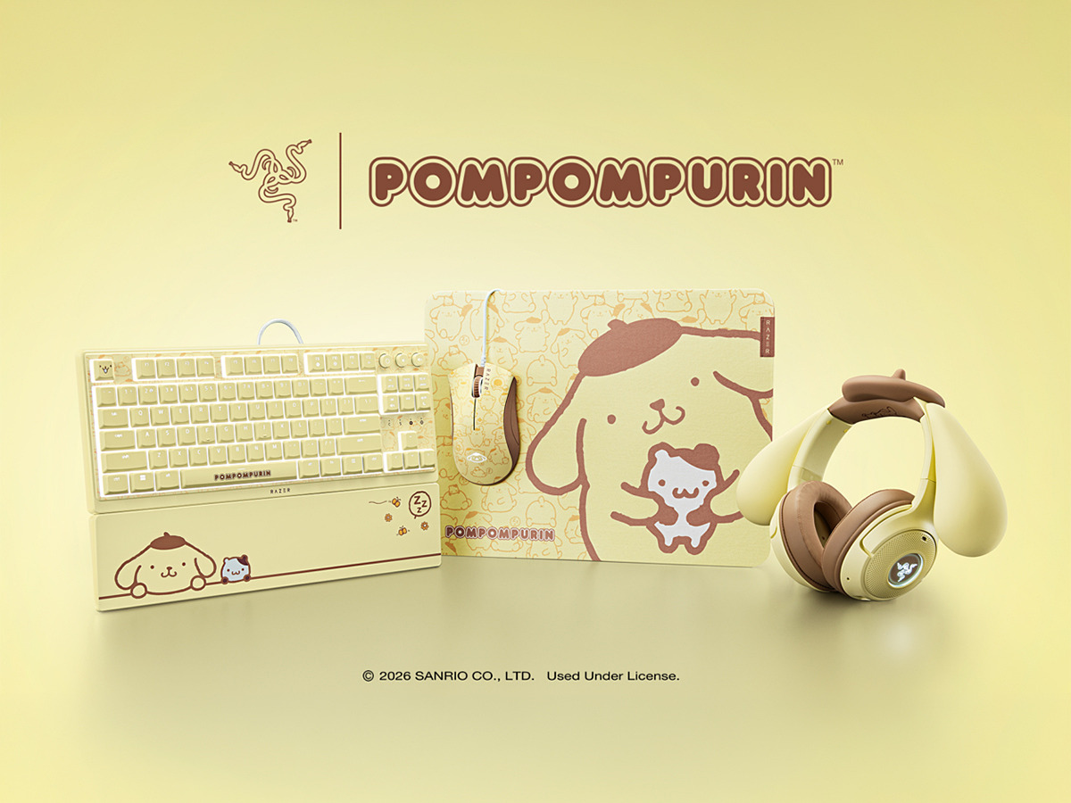 pc_watch's tweet photo. Razer、サンリオ「ポムポムプリン」ヘッドセットと「クロミ」イヤフォン https://t.co/9eqh0naKfB https://t.co/dTlpKtly5j