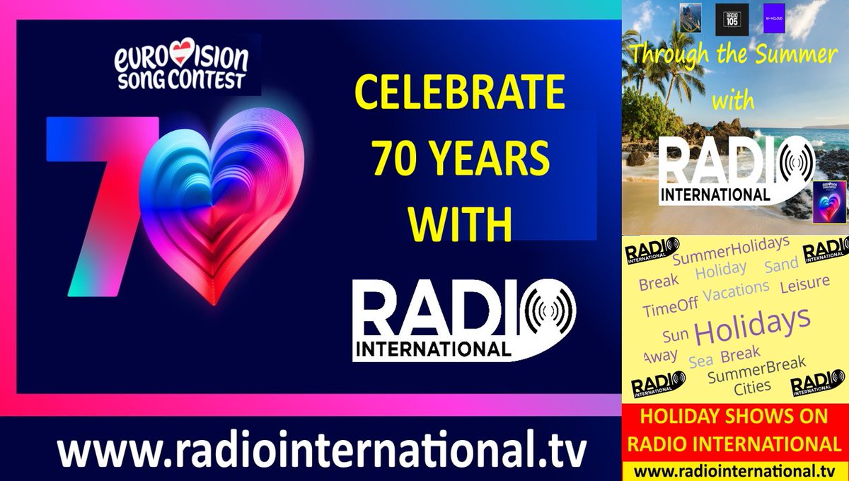 RadioInt's tweet photo. LIVE TONIGHT AT 7pm CET: Radio International, the Ultimate Eurovision Experience - Wed 30 Sep 2026. Details of the show are on https://t.co/hbhogmVSI1 Tune in via https://t.co/NPtUHgbn94

#eurovision #esc #world #UnitedByMusic #eurovision2026 #Bangaranga #70yearsOfEurovision https://t.co/U7Gh4Zt3F9