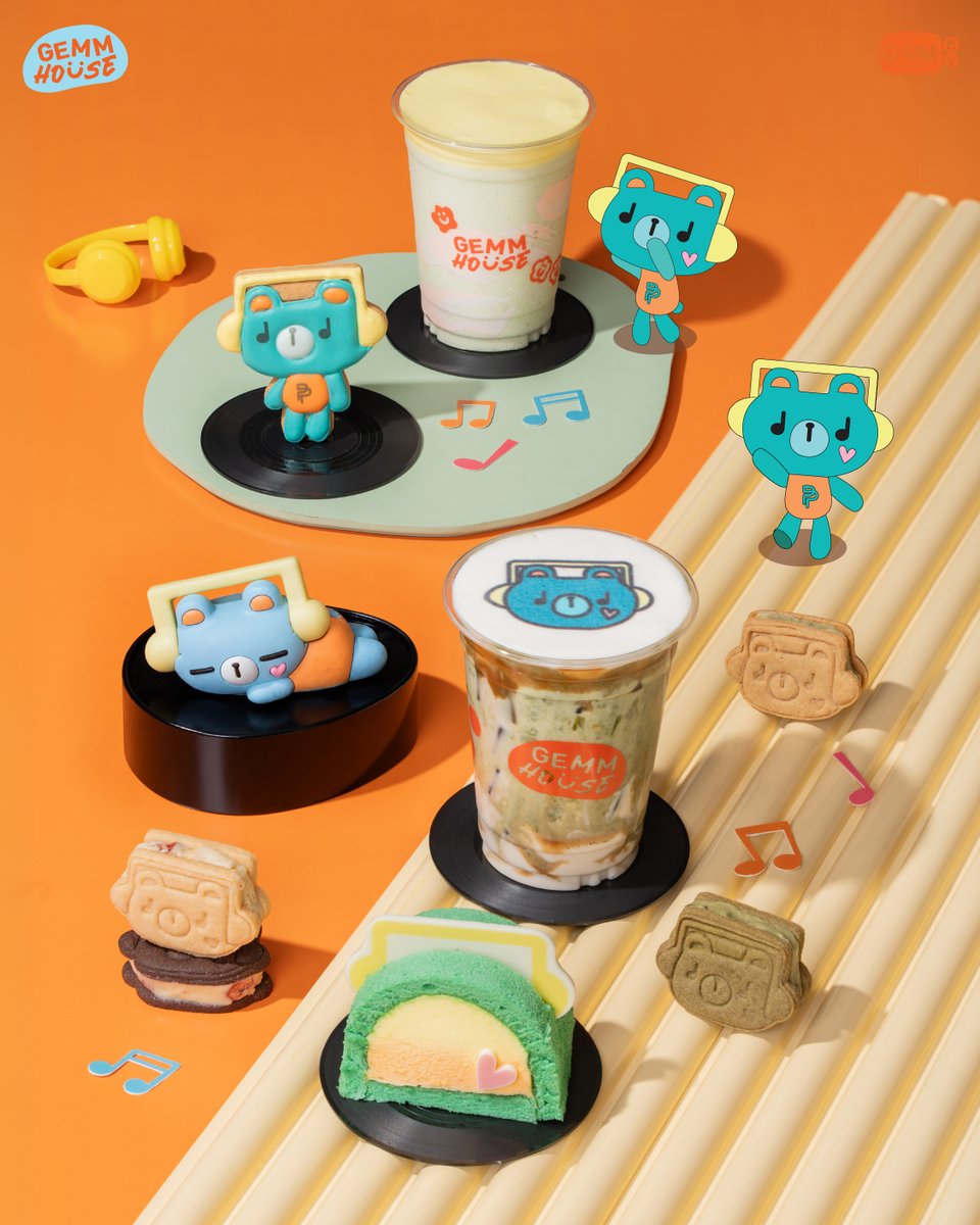GEMMHOUSE's tweet photo. Full of heart & happiness! 🎧🍰 Enjoy a wholesome treat from "PERMPOON" and make your day extra special with us. @permpoon_GMMTV 

🔗 Reservations open via https://t.co/lulRmfuEjZ

See you at GEMM HOUSE!
🗓️ OPEN DAILY
⏳ 9 AM - 9 PM
📍 2nd Floor, GMM Grammy Place

#GEMMHOUSE #GMMTV