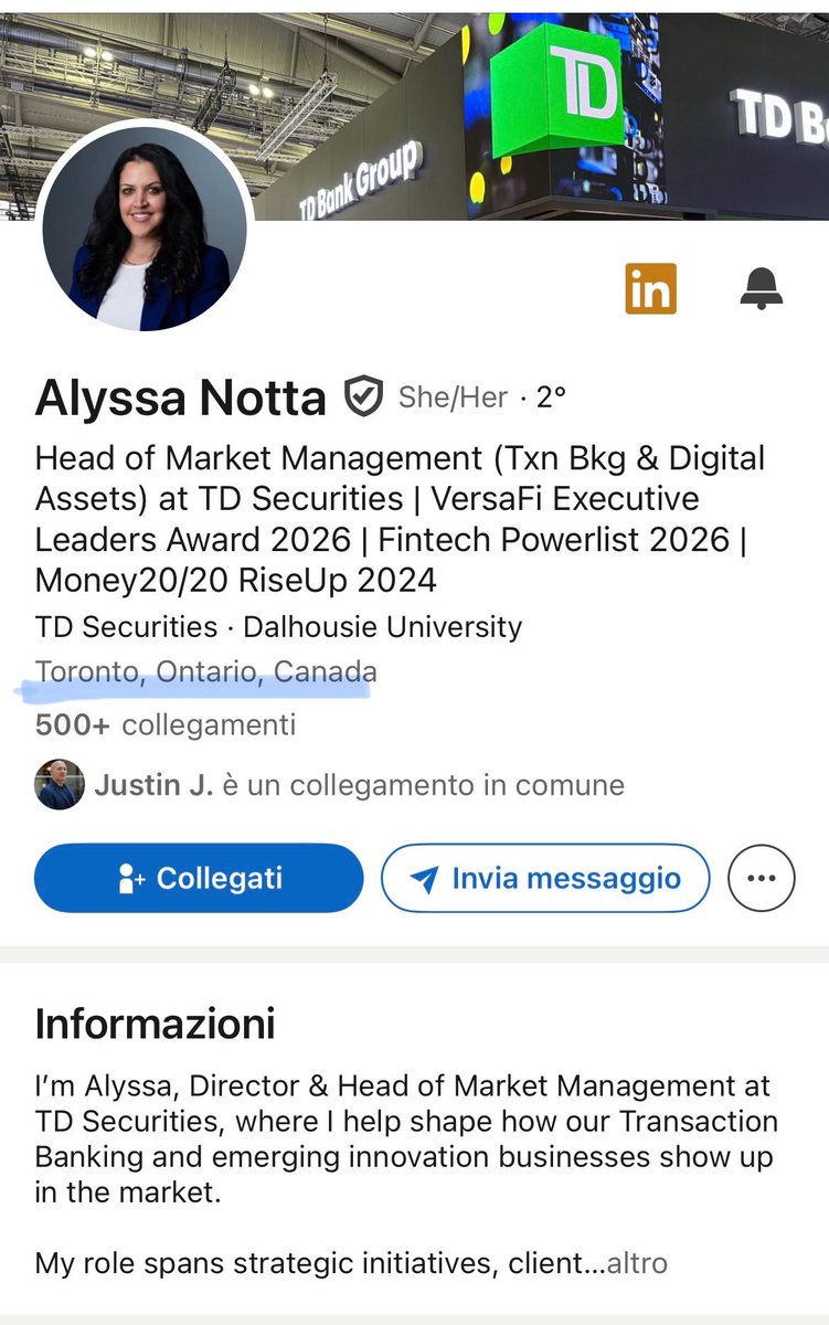 Franck08171's tweet photo. TD Securities has always been the key 😉 $QNT https://t.co/S9pTRi88Rs