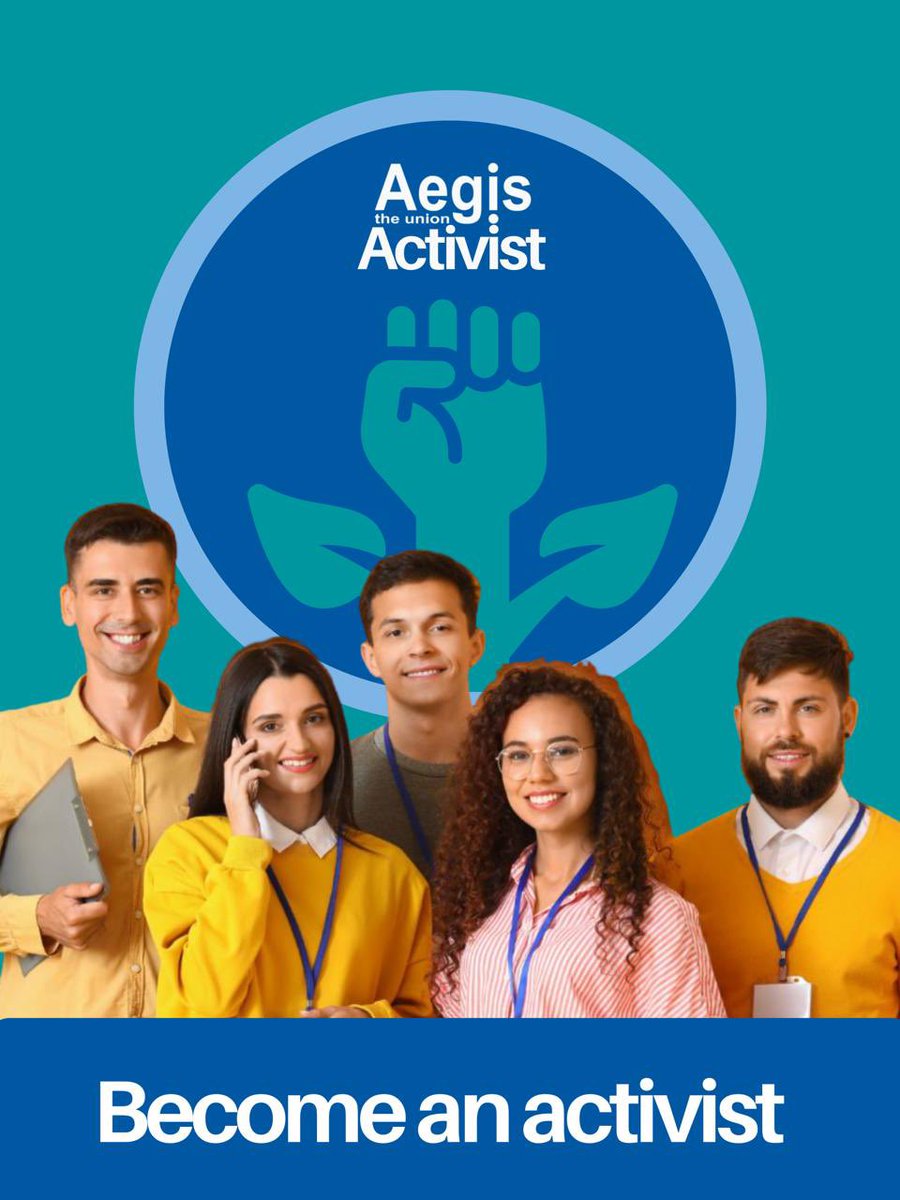 AegistheUnion's tweet photo. 🚀Launched today | We're growing our union with our new Activist role.
From the introduction of AI to changes at work, we're clear that workers must be at the centre of these discussions.
Nothing about us, without us.
#AegistheUnion #AegisActivist #FinanceWorkers #Finance https://t.co/AgzNm4A9SU