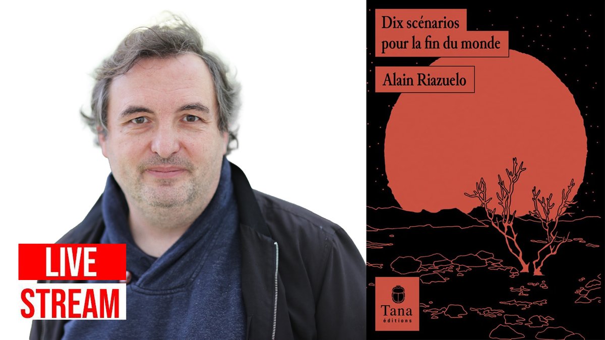 TimeWorldEvent's tweet photo. 🔴 Ce soir 21h (Paris), sur Ideas in Science : l'astrophysicien Alain Riazuelo et ses « Dix scénarios pour la fin du monde » (éd. Tana). Posez vos questions en live.
👉 https://t.co/CHeGuuKI3n https://t.co/6esYqodomf