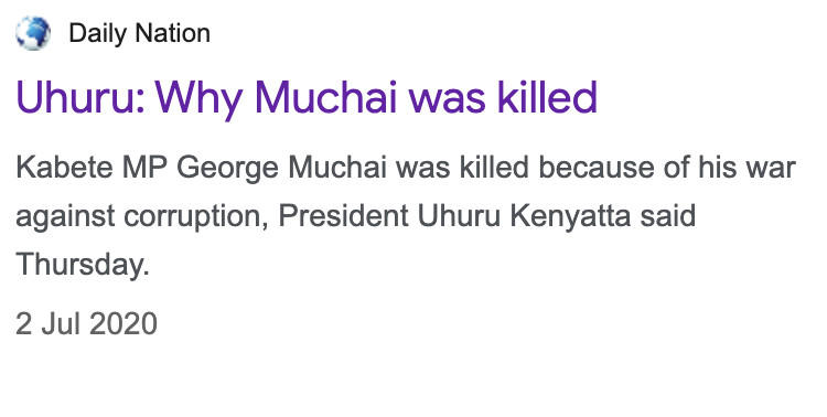 bonifacemwangi's tweet photo. The person who wanted George Muchai dead is known. Muchai was armed, as were the police bodyguards protecting him. One gunman killed four men, three of whom were armed. It was an assassination. This conviction of some random thugs is further proof that Kenya is a mafia state. https://t.co/KZQL918KeA