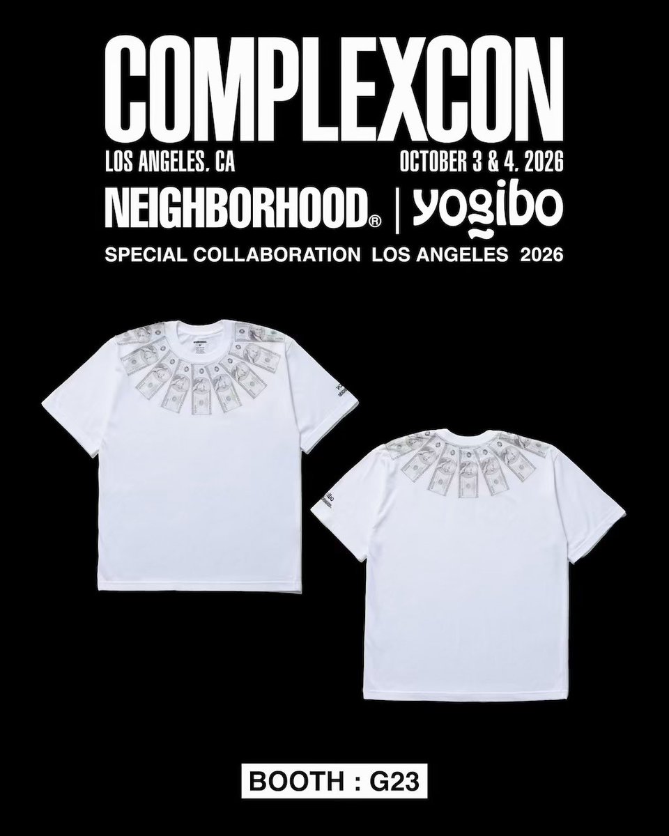 uptod4te's tweet photo. NEIGHBORHOOD x Yogibo コラボコレクションがComplexCon LAで先行販売。一般販売は2027年夏予定。札束が詰まったビニール袋をイメージしたビーズソファなど。【 ネイバーフッド ヨギボー 】
https://t.co/d6yCEkbmTj https://t.co/F4Xk4kcrqF