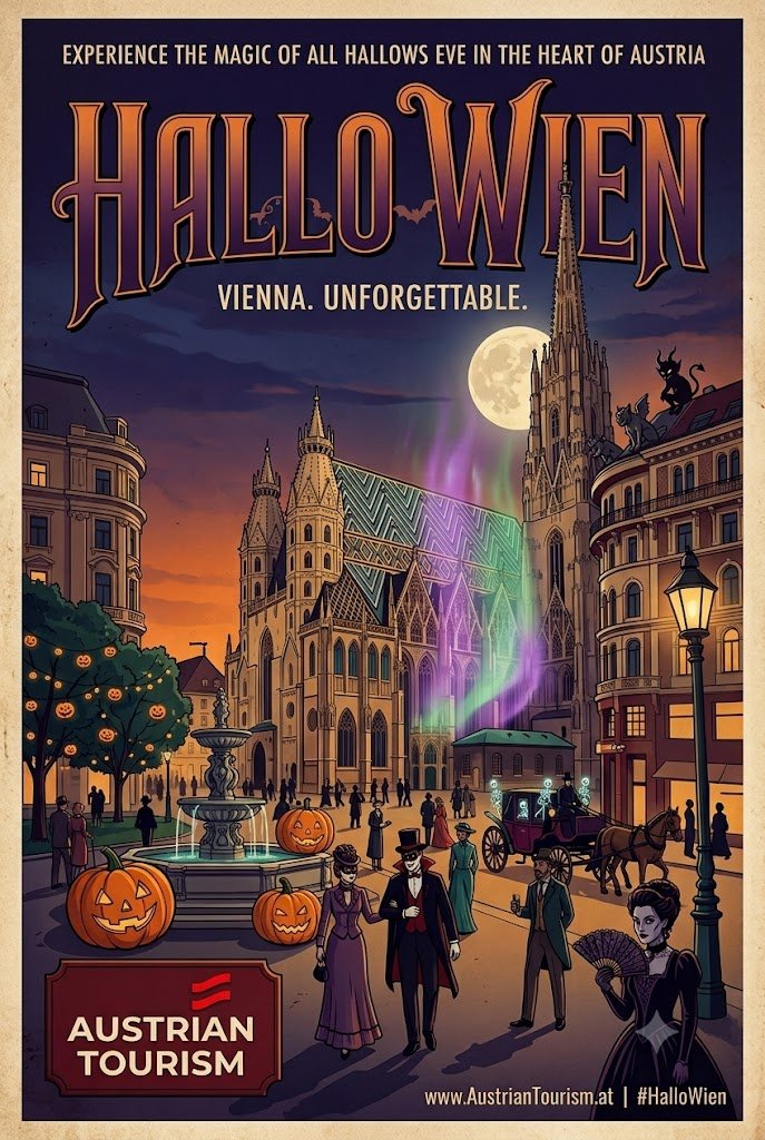 MrPrag's tweet photo. Why Vienna doesn't do a huge tourism campaign every October called "Hallo Wien" is beyond me.
#vienna #tourism #halloween #HelloViennaInGerman #getit #FindTheKrampus #wien #austria https://t.co/Vn1ug7V2yl