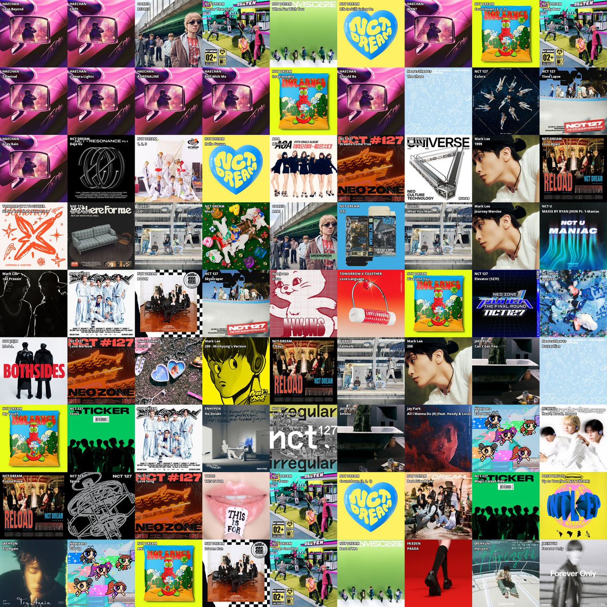 ChuHCHC's tweet photo. 自分が聴いてる曲1位~81位をアーティスト+曲名でコラージュしてくれるサイト、良すぎ

https://t.co/6CaqWa2iwT https://t.co/ZKsXYb5EWw
