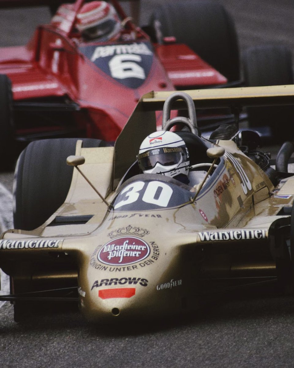 F1History1950's tweet photo. Remembering Jochen Mass, born #OnThisDay 30 September 1946 in Cologne, won once in 102 Formula 1 starts between 1973 and 1982. He made his F1 debut with Surtees and later moved to McLaren in 1975, where he played the role of an excellent No. 2 to Emerson Fittipaldi, winning the 1975 Spanish Grand Prix. However, his prominence declined when James Hunt joined McLaren in 1976, as he could not match Hunt’s pace. After stints with ATS and Arrows and a year off in 1981, Mass returned for an uncompetitive season with March in 1982. He then focused on sports cars, winning Le Mans in 1989. Mass later mentored young talents, including Michael Schumacher, before retiring in 1991.

He sadly died on 4 May 2025 due to complications from a stroke that he suffered in February of the same year. He was 78.

#f1 #formula1