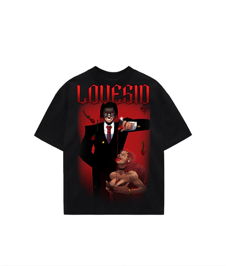 Skinnyyyyi's tweet photo. Merch tees design and print for @iamlovesid done x delivered ✔️ 
#art #design https://t.co/pAoD8s52H9