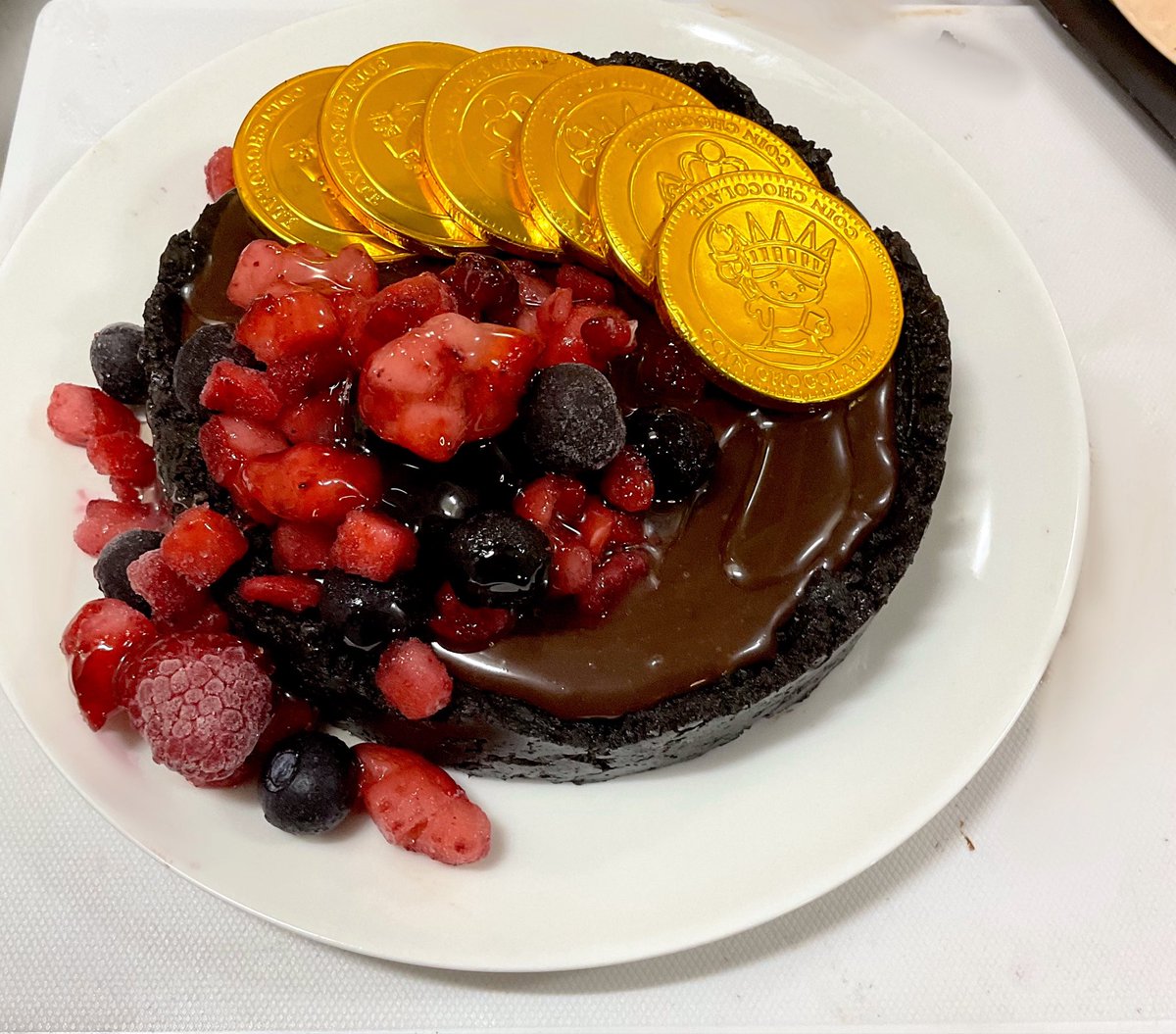 zakoicho's tweet photo. ニコ生配信ありがとうございましたっ！！

陰実のシャドウ様で生チョコタルト作ってました🫶美味しすぎてニッコニコでした。

#ニコ生 #陰実 https://t.co/yux2uzX4VK