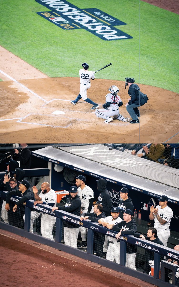 LatinoSports's tweet photo. Game 1 of the 2026 American League Wild Card Series between the @RedSox & @Yankees, a 9-0 NYY W in the Bronx
Visit https://t.co/rMmlz12RCz
#DirtyWater #RedSox #RepBX #Yankees #MLB #Postseason #LatinoSports #NoTimeLikeOctober https://t.co/1gajPJqNB0