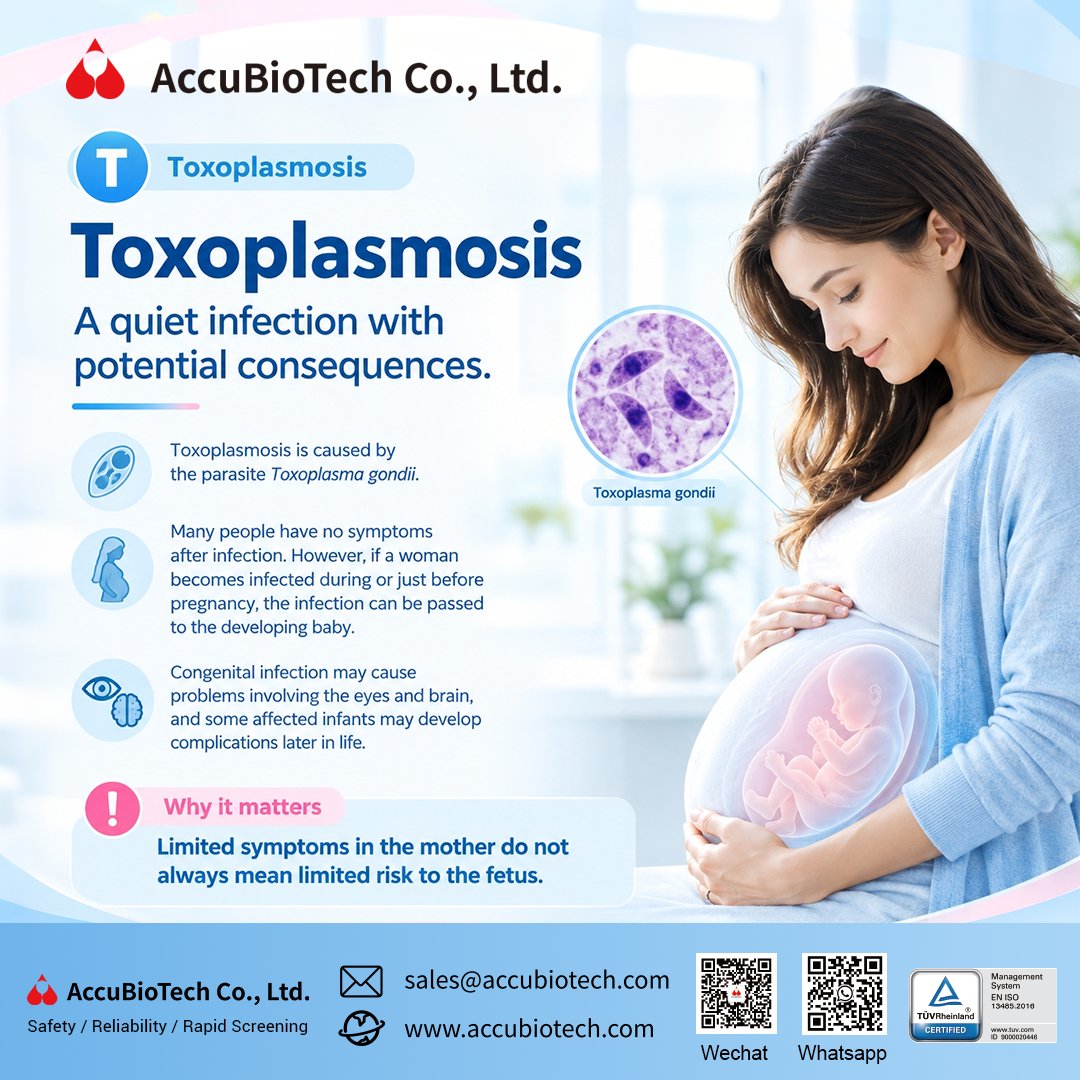 accubiotech's tweet photo. Why does ToRCH screening matter?
Some maternal infections may have no symptoms but can impact fetal and newborn health. Early awareness supports better maternal care.
#MaternalHealth #TORCH #PrenatalScreening #Diagnostics https://t.co/SM5ogFFJki