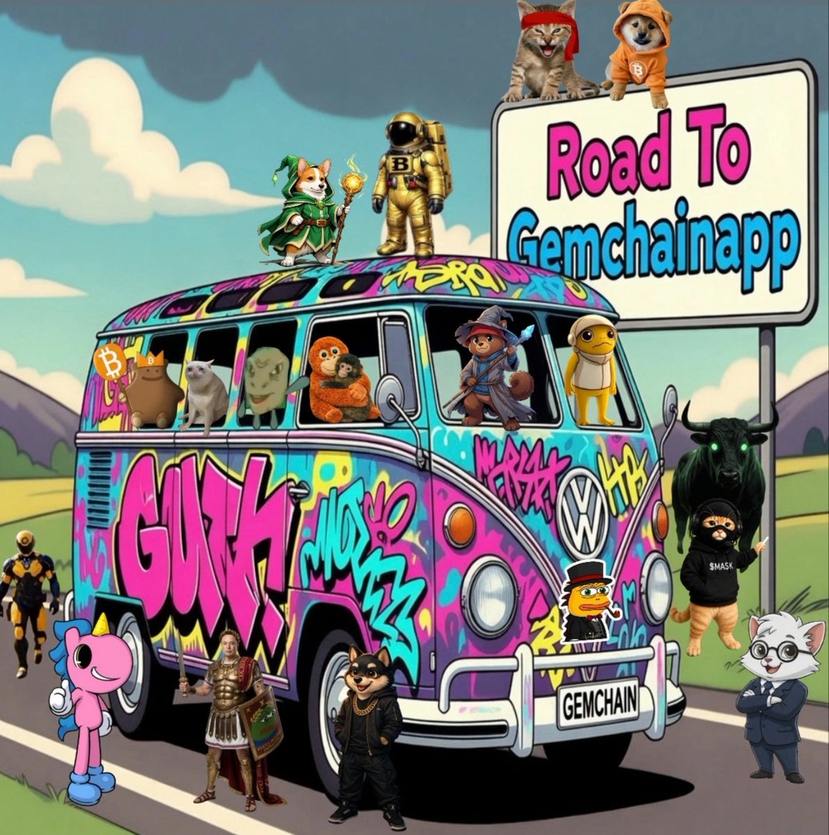 gemchainapp's tweet photo. gm gemchainapp fam 🌞 

Road to billions road to gemchainapp 🚀 
Who is running to billions? 👀 https://t.co/ZB9RgK3y7P