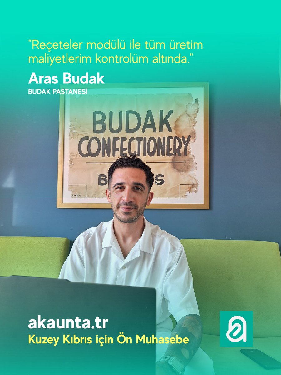 akauntatr's tweet photo. Siz de bugünden tüm üretiminizi en pratik şekilde kontrolünüz altına alın. 

https://t.co/YwP0CswTAw Kuzey Kıbrıs işletmeleri için yeni ve kolay ön muhasebe. https://t.co/uQSC6k1XwS