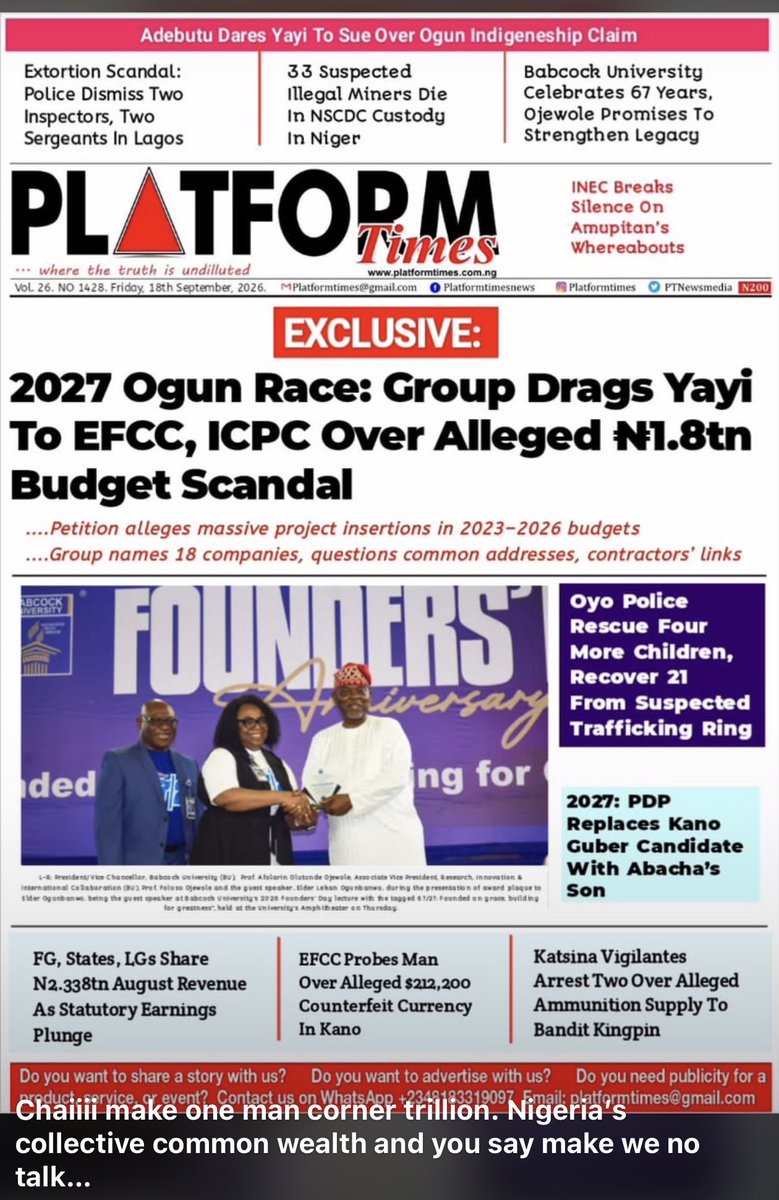 wizzyp007's tweet photo. @harzaroboy @ruffydfire How will Nigeria get better which such mentality? So the budget he padded, you  think he’s not depriving other peoples infrastructures? https://t.co/jCw6oTI7V2