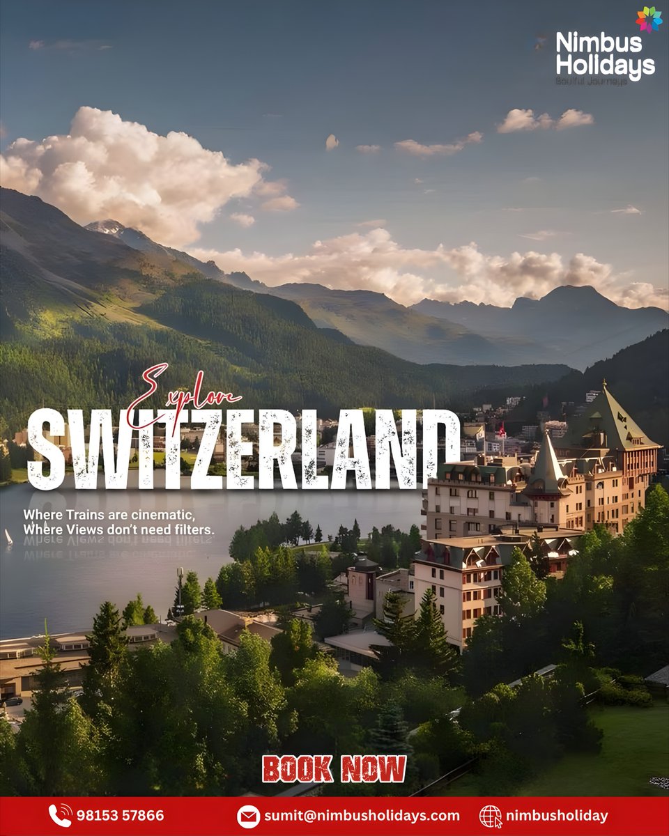 SulemaKesskl's tweet photo. Switzerland — where every season feels like a postcard. From snow-covered Alps and crystal-clear lakes to charming villages and scenic train rides, discover adventure, romance, and unforgettable memories. Contact: 9815908007 https://t.co/RbZtGbhhfL