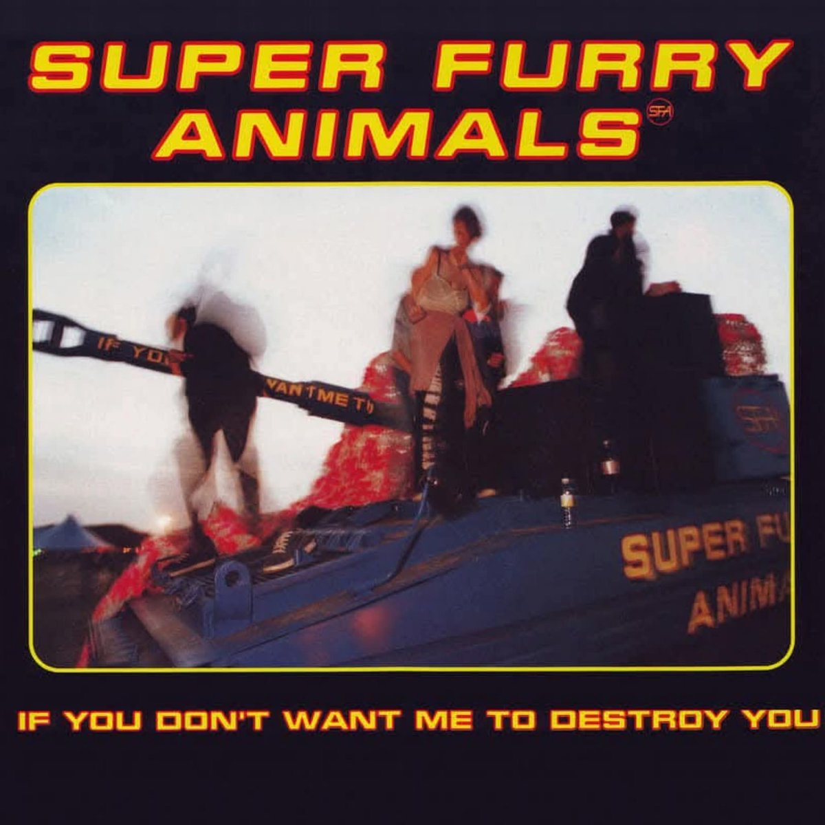 sfaaok's tweet photo. Classic @superfurry single 'If You Don't Want Me To Destroy You' was released 30 years ago today! 🎂

It reached #18 in the UK with a video directed by Brian Cannon

A deep dive of the single doubles as part 4 of the SFA 'tank' retrospective in SFA OK! https://t.co/RAHKj8rT8F https://t.co/Dfl6zGGxuj