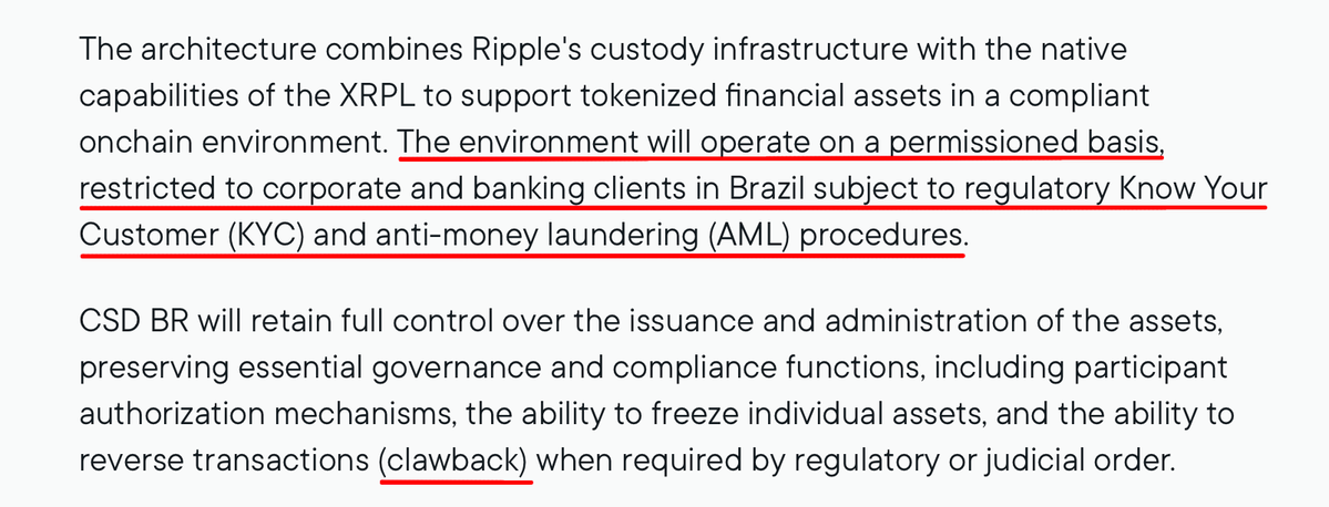 X__Anderson's tweet photo. This just shows us the importance of newly added amendments to the XRPL.

This partnership wouldn't have happened without credentials, permissioned domains and clawback being incorporated onto the XRPL. https://t.co/qzhybBRQz8