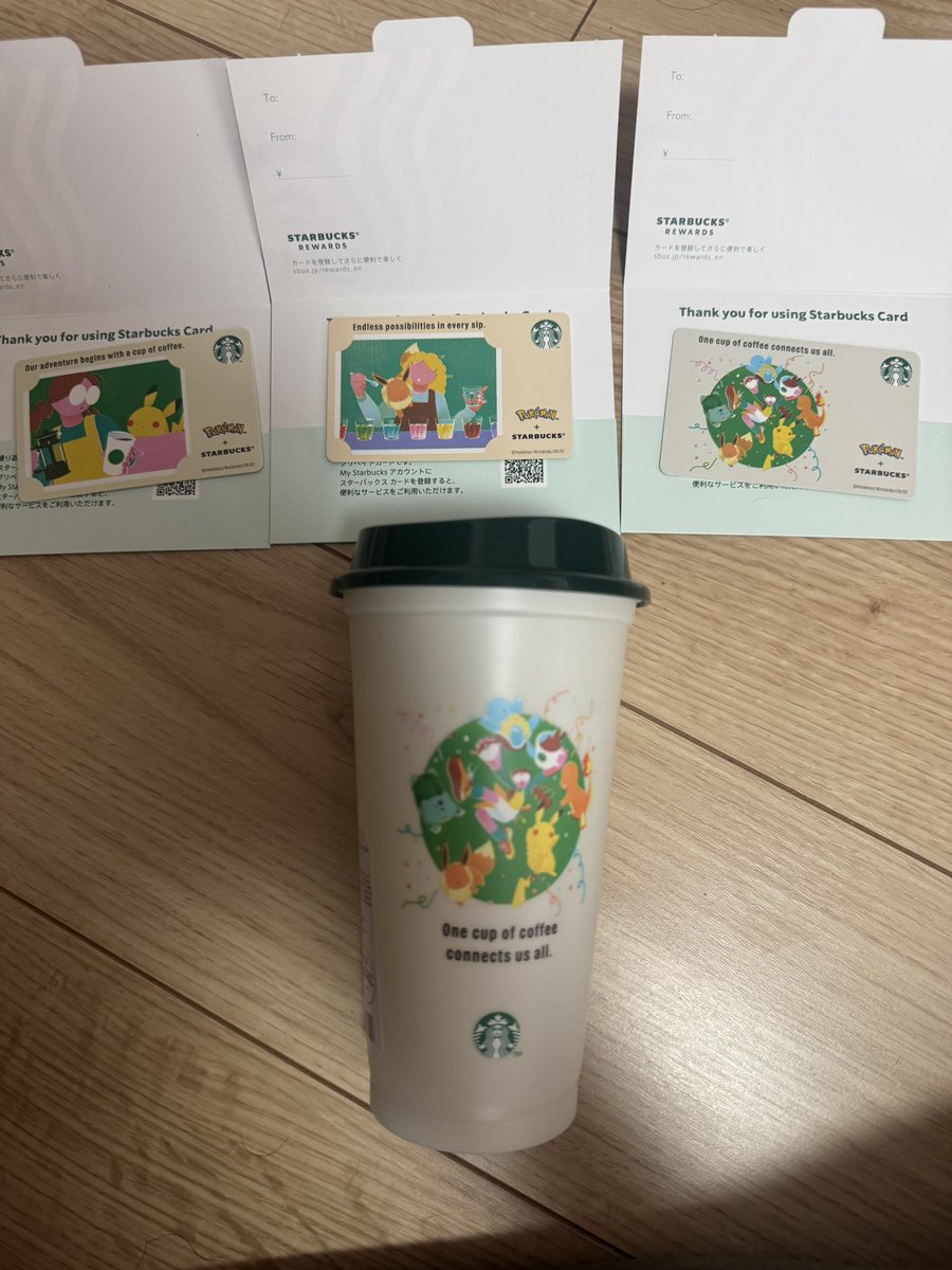 MagicalVita's tweet photo. スタバのポケモンコラボ商品ゲット
ネット販売の方も買えたみたい奥さんが https://t.co/tob7XCG5Hd