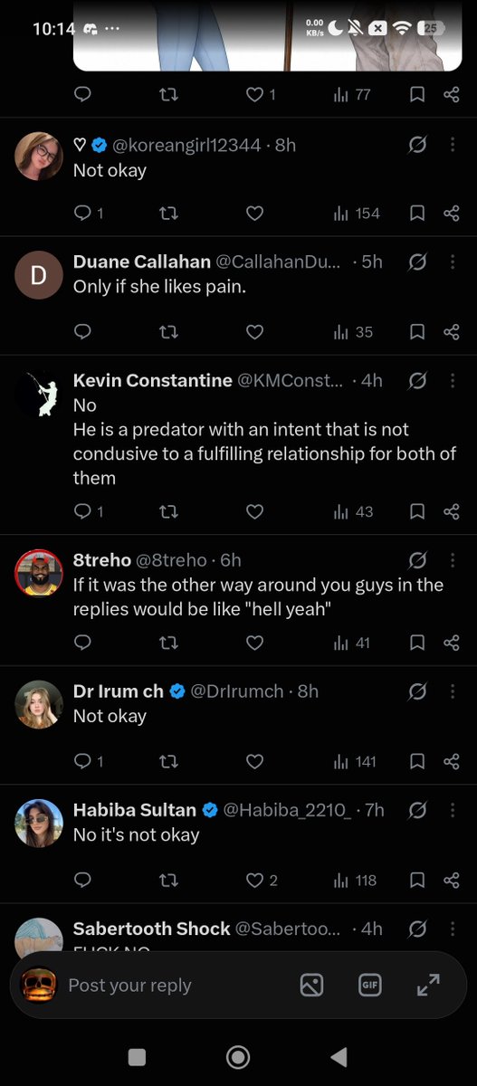 flahnoer's tweet photo. @Eshly786 It's funny how most of the people saying it's not ok are female while the majority that says it's ok are male https://t.co/PpH5PIX15x