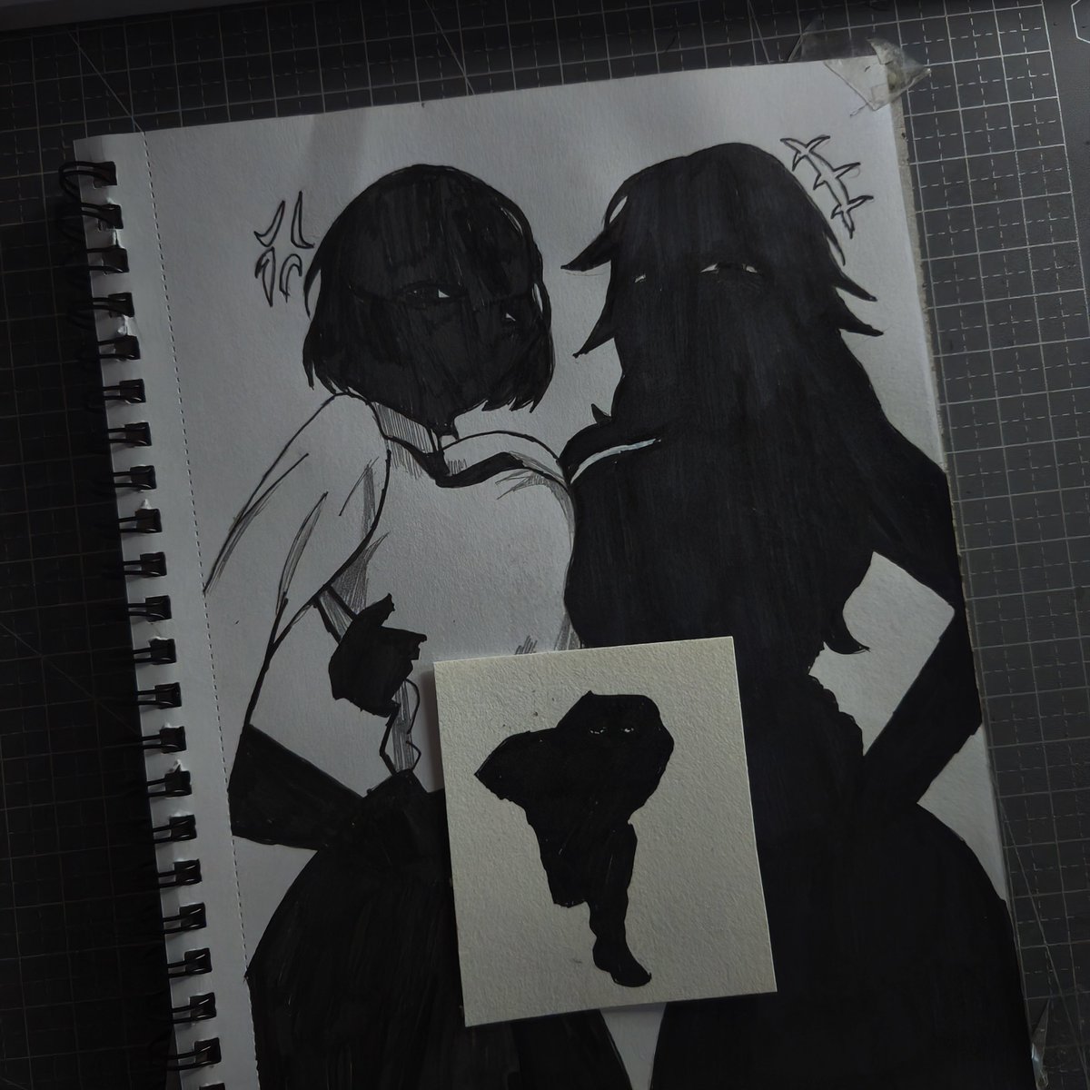 LGabut61859's tweet photo. Draw black figure 🤫 #blackfigure #natehandgesture #drawing #trend https://t.co/ie1qQdcrtd