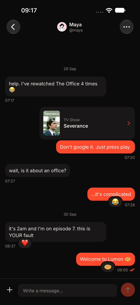 bingersapp's tweet photo. Bingers 0.2.2 is here 🍿

💬 Messages: chat with friends, send photos, react, and share any show, movie, episode or comment straight into a conversation
📱 Bingers now runs natively on iPad
📥 Import your history from 23 more apps
🚅 Many performance optimisations

What's new 🧵 https://t.co/l9OXrp0OAF