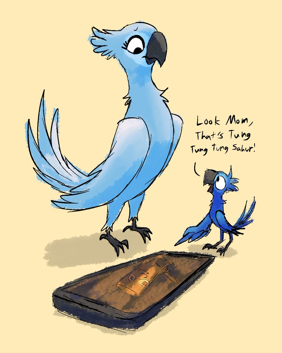 Claire_DeLoon's tweet photo. My Rio 2 fanart https://t.co/IPmpG5pNtL