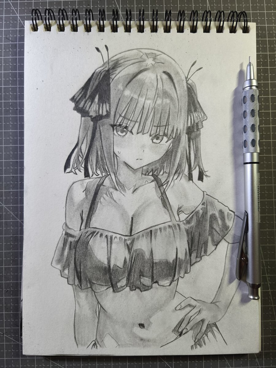 LGabut61859's tweet photo. Draw Nakano Nino 🌹 #nakanonino #gotobunnohanayome #art #drawing https://t.co/PHlJlx8Mt2