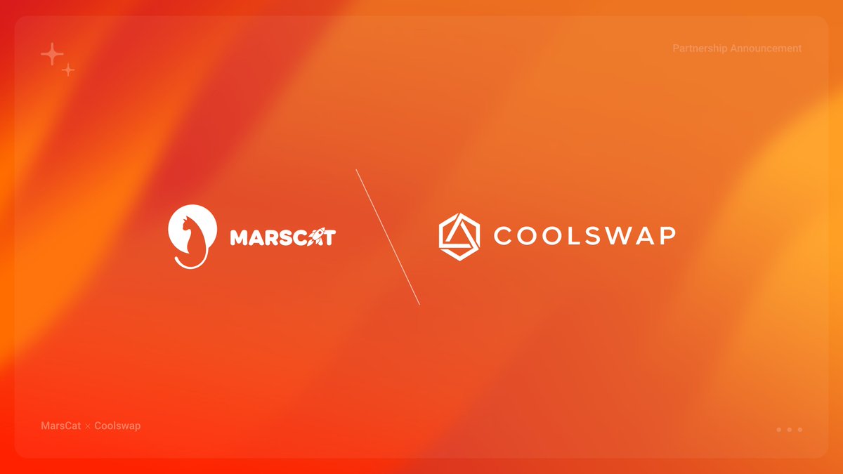 MarsCat_Global's tweet photo. MarsCat 🤝@Coolswap2022

We’re excited to announce our partnership with @Coolswap2022.

CoolSwap is building a multi-chain Web3 platform combining Launchpad, IDO, Staking, Farming, and NFT marketplace capabilities across BNB Chain, Polygon, and Ethereum. 

Together, MarsCat and CoolSwap will explore new possibilities across Web3 infrastructure, decentralized applications, and multi-chain ecosystems.

Building a more open and connected Web3 ecosystem.
