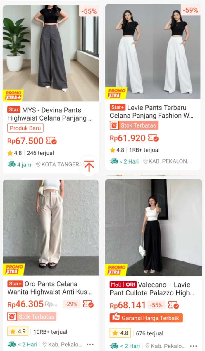 bookned's tweet photo. Stop buying celana highwaist mahal kalau yang harganya under 70k aja udah seflattering ini https://t.co/9FKwue633C