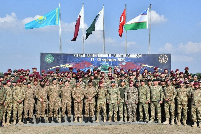 wasiqraana's tweet photo. Pakistan Joins Five-Nation Special Forces Exercise Eternal Brotherhood-5 in #Uzbekistan
#UNITEDBEHINDCDF
#NATIONTRUSTSCDF
#THEGREATGREATCDF
#LEADSWITHCONVICTIONCDF
#OILPRICES
#INSPIRESTHEWORLDCDF
#TTPTI
#TTP
#AFGHANISTAN
#INDIA
#BLA #FAH #FAK
#قوم_کی_ڈھال_عاصم_منیر https://t.co/lWbJPTFkeZ