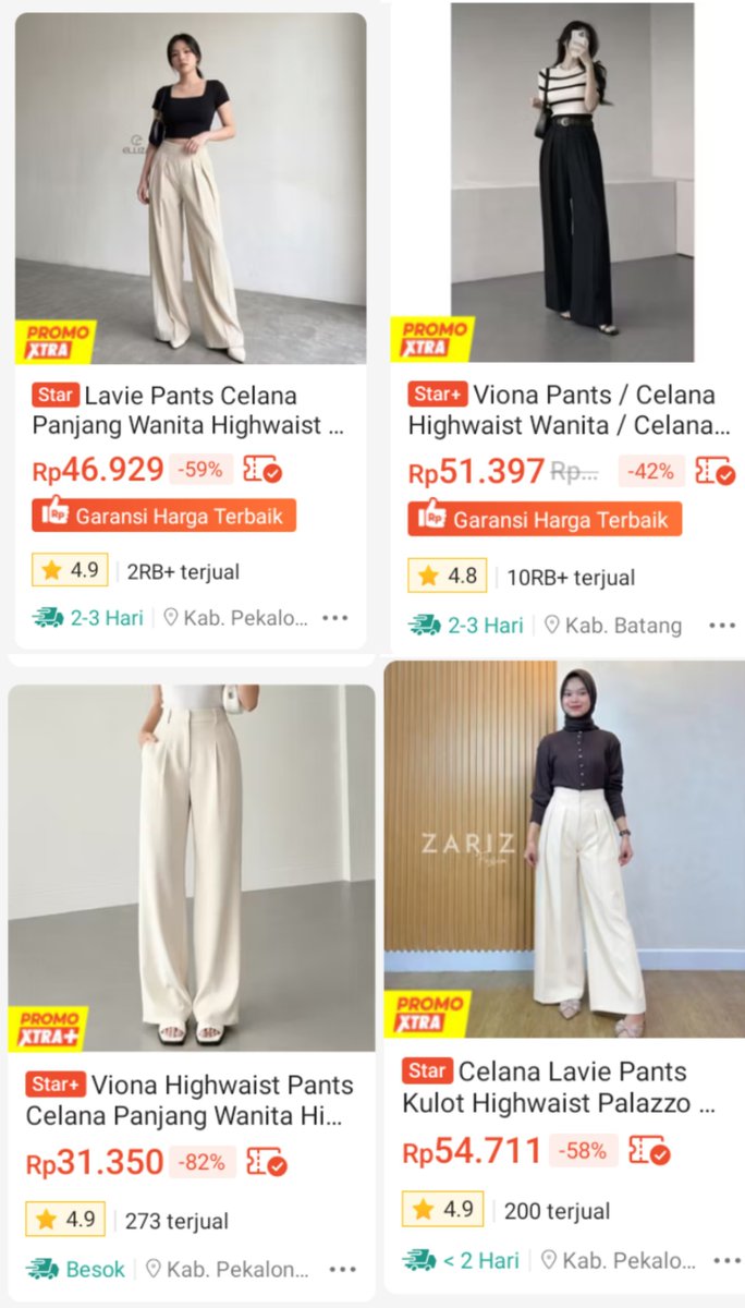 bookned's tweet photo. Stop buying celana highwaist mahal kalau yang harganya under 70k aja udah seflattering ini https://t.co/9FKwue633C