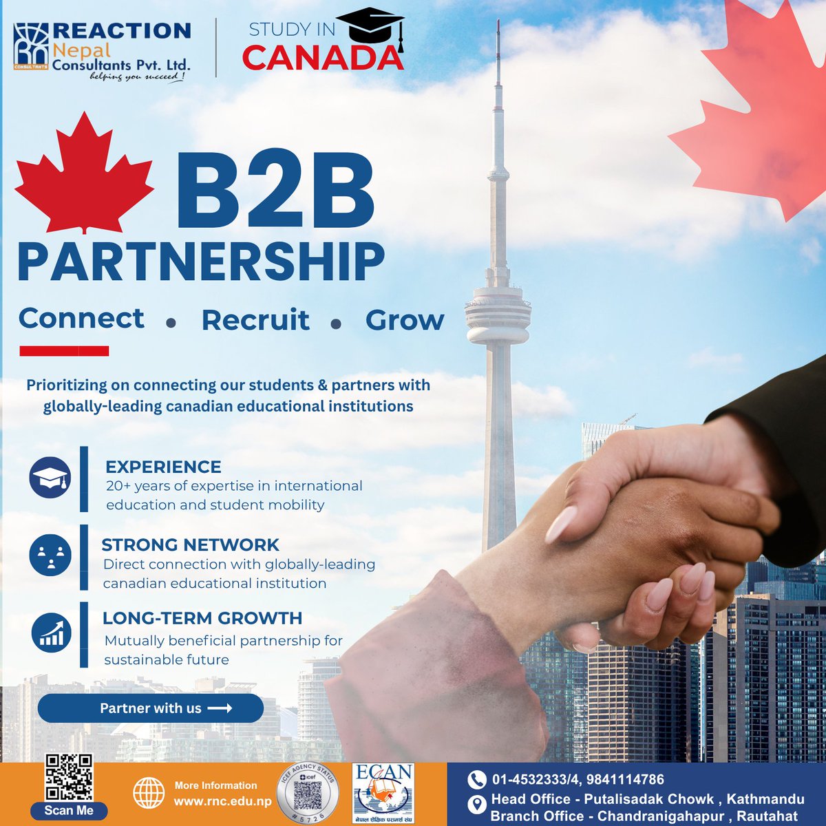 ReactionNepal's tweet photo. We’re looking to connect with education consultants, institutions, and trusted partners interested in building meaningful B2B collaborations for student recruitment and international education.
📷 USA | 📷 Japan | 📷 Canada

#B2BPartnership #EducationPartnership #GlobalEducation https://t.co/333o6Euk2Q