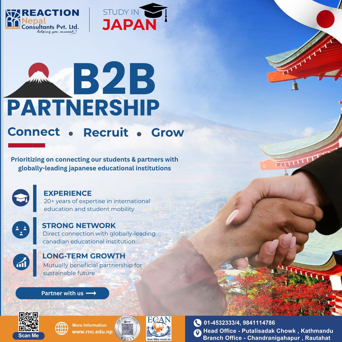 ReactionNepal's tweet photo. We’re looking to connect with education consultants, institutions, and trusted partners interested in building meaningful B2B collaborations for student recruitment and international education.
📷 USA | 📷 Japan | 📷 Canada

#B2BPartnership #EducationPartnership #GlobalEducation https://t.co/333o6Euk2Q