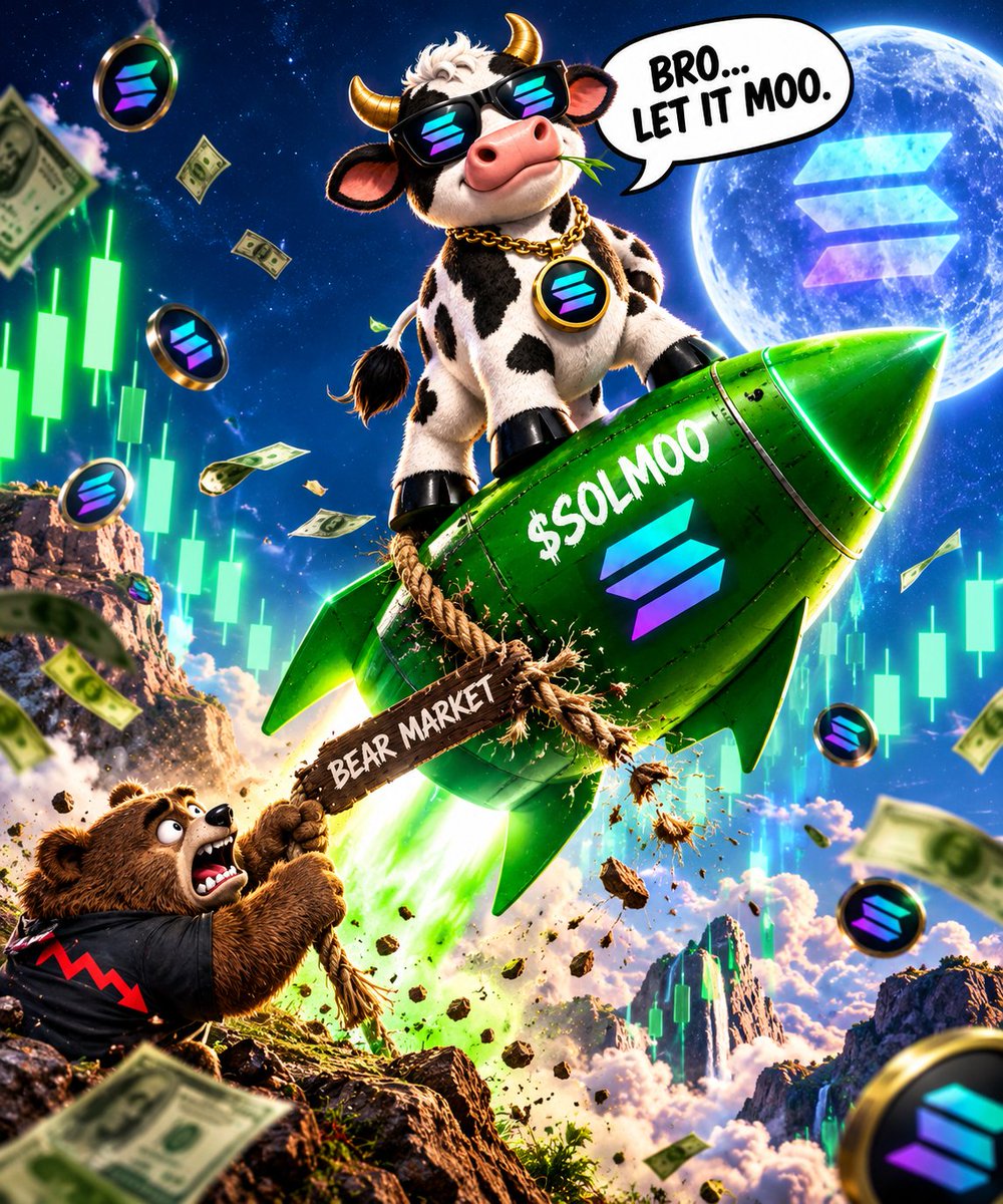 ox_dah's tweet photo. The bears said “STOP.” $SOLMOO said “LET IT MOO!” 😂

Rocket loaded. Green candles flying. Moon is calling. 

@SOLMOOsvj
#SOLMOO #Solana https://t.co/JvhoaAOZel
