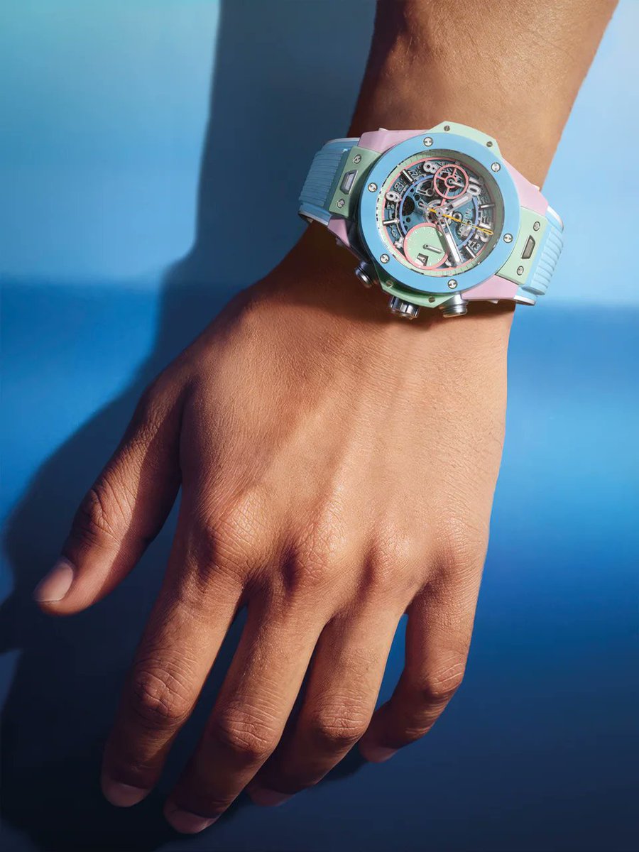 DAMAN_Magazine's tweet photo. A Softer Side of Hublot Emerges for Summer 2026. Discover more at https://t.co/fx0AFUs1tr #PartnerPost https://t.co/BMbo3Y76Cn