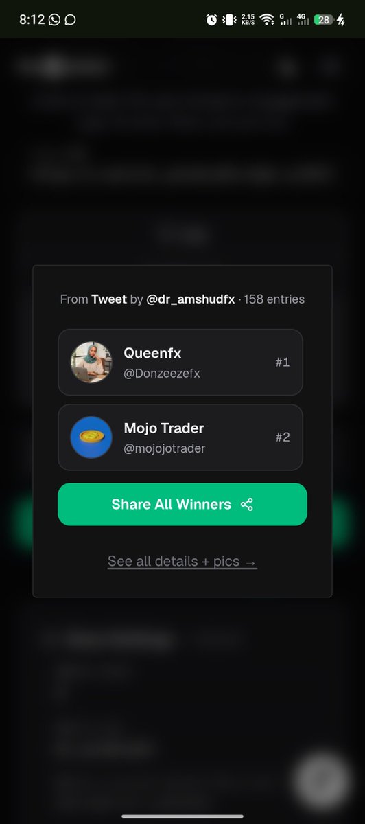 dr_amshudfx's tweet photo. Congratulations to the luckiest winners 🎉🎉

@Donzeezefx
@mojojotrader 

Xpk ID: 1790752359782

Kindly DM me with your registered email on @AlphaCapitalUK to claim your account within 24hrs ✨ https://t.co/ud2Pxt98U3