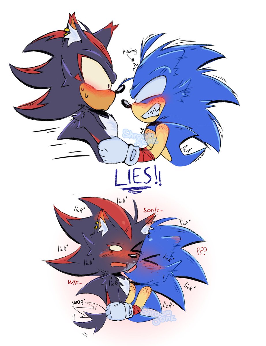 shroomsonic_'s tweet photo. Sonic is a bit weird 

#sonadow #shadonic #sonic #sonicart #sonicthehedgehog #shadowthehedgehog https://t.co/sDSsBlbZLe