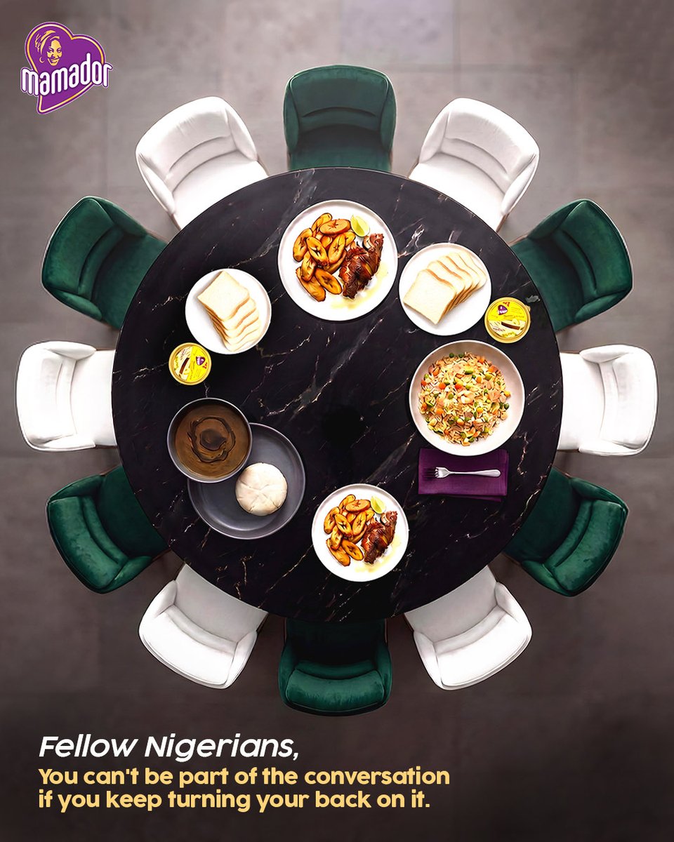 MamadorNg's tweet photo. A nation moves forward when its people are willing to listen, speak up and take part. As we count down to Independence Day, let’s keep showing up for the conversation.
#GoodOilGoodFood #MamadorCookingOil https://t.co/Csxi1DaUjQ