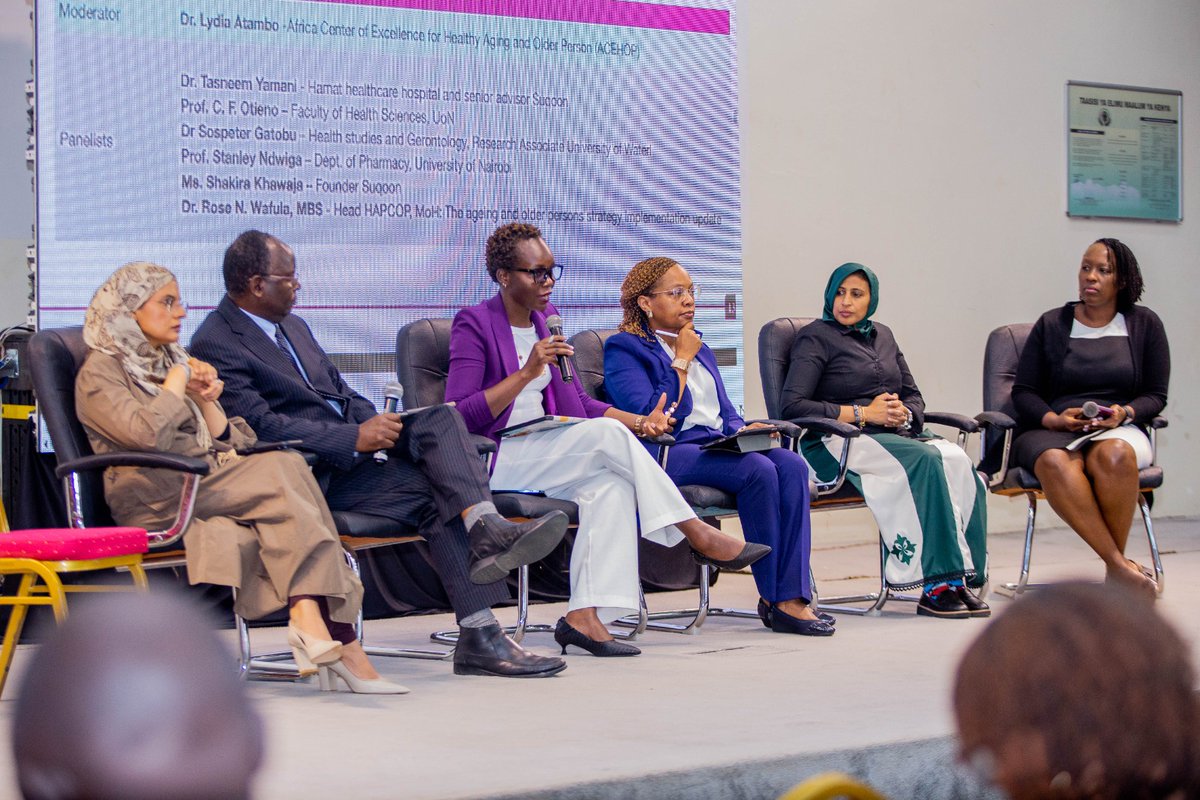 IDOP_KE's tweet photo. What does it mean to age well?

Moderated by Dr  Atambo, the morning panel brings together Dr Tasneem Yamani, Dr Rita Arogo, Dr Daniel Nyamongo, Prof. Marianne Mureithi and Ms Shakira Khawaja to unpack healthy ageing, functional capacity, geriatrics and gerontology.

#IDOPKE2026 https://t.co/U5qEmNJgXx