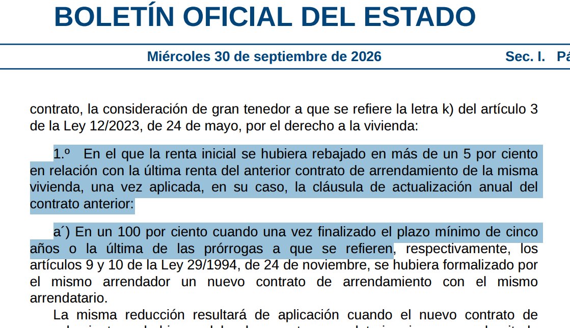 edugaresp's tweet photo. Esto es una maldita vergüenza: ¡¡se le perdona el 100% de los impuestos al casero si baja el alquiler un mísero 5% y si cumple algunas otras condiciones!! Si no cumple esas condiciones, se le perdona el 70%. Esto no hay por dónde cogerlo: es un regalo generoso a los caseros a cambio de migajas.