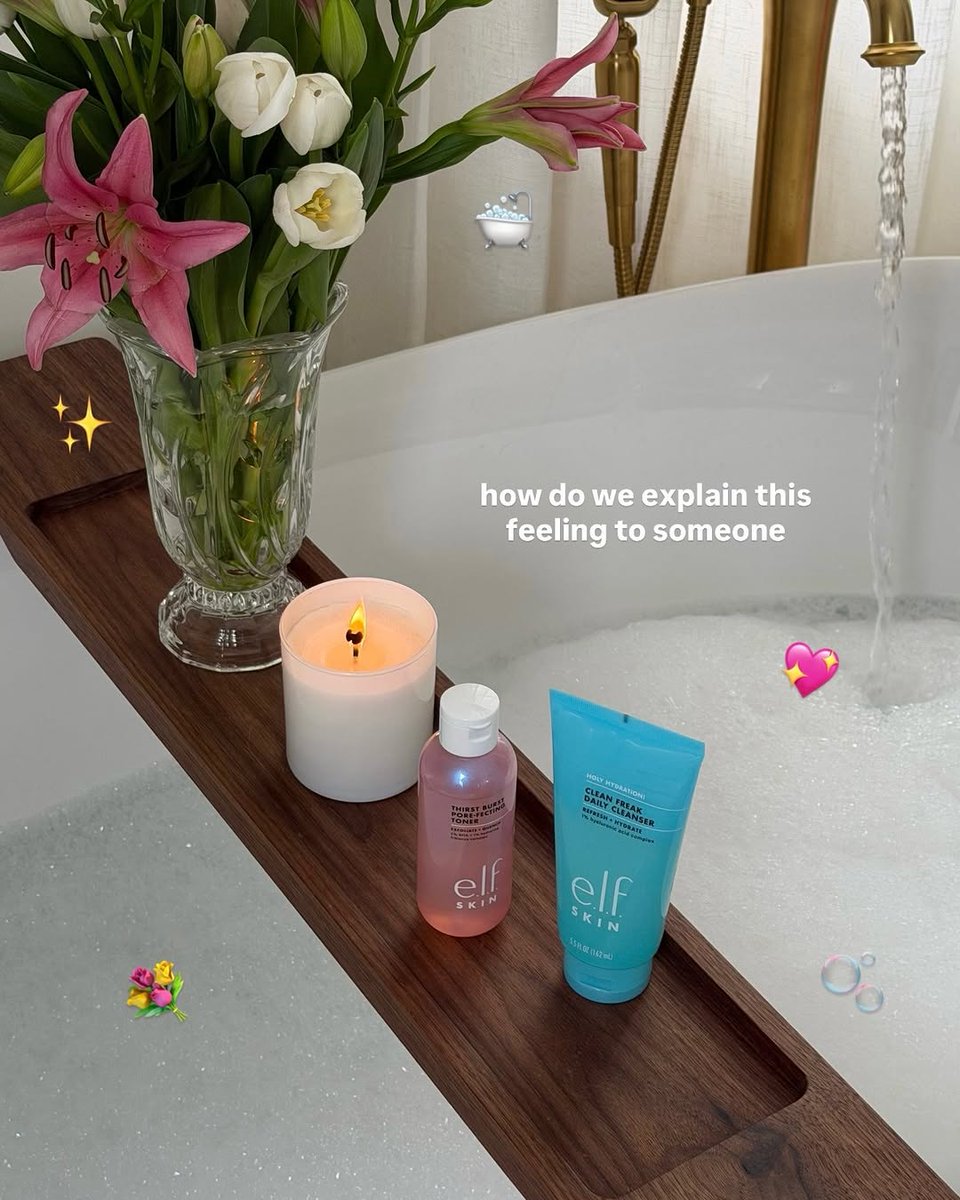 SILVERIOPB's tweet photo. Nothing a good bath can't fix 😌✨🧖‍♀️

🩵 Use Clean Freak Daily Cleanser for a gentle daily cleanse enriched with 1% hyaluronic acid for soft, refreshed skin
💗 Apply Thirst Burst Pore-fecting Toner with 2% BHA + 1% Hydrating Hibiscus for a dewy, smooth... https://t.co/2ft22xzNLR